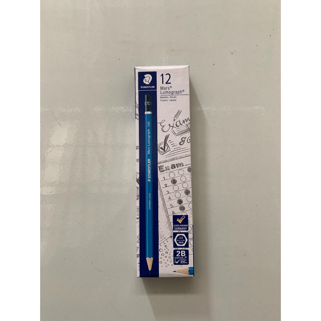 

Pensil 2B Staedtler Mars Lumograph isi 12 pcs
