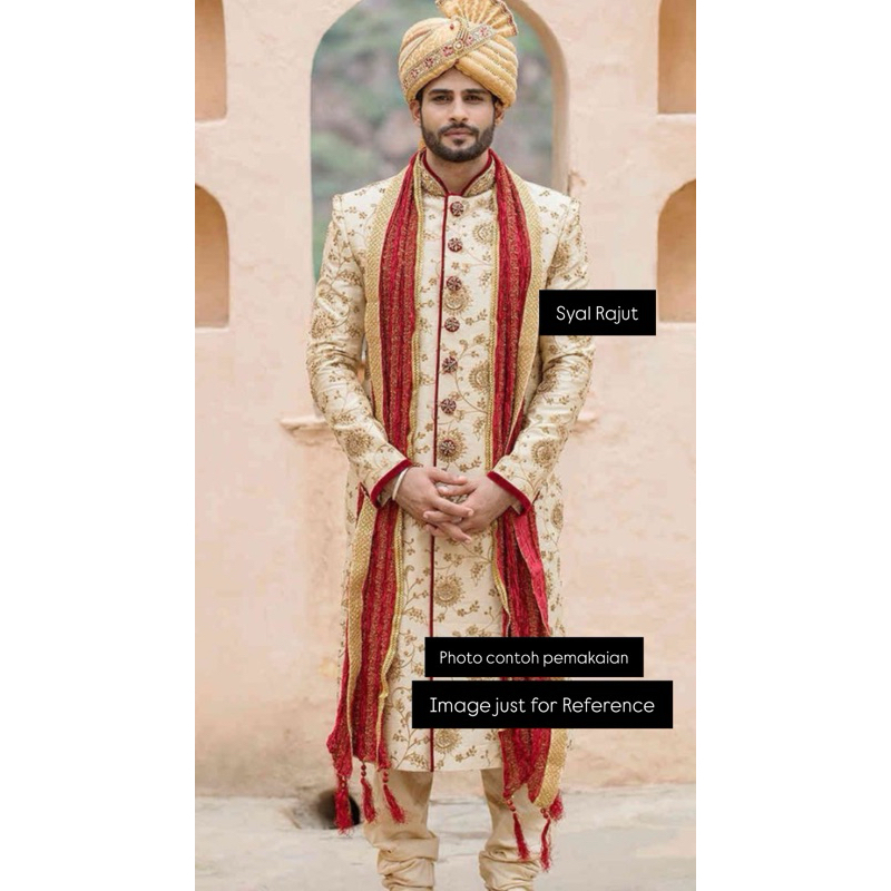 JAS SHERWANI INDIA| BAJU PENGANTIN COWOK| BAJU PENGANTIN INDIA | PREMIUM