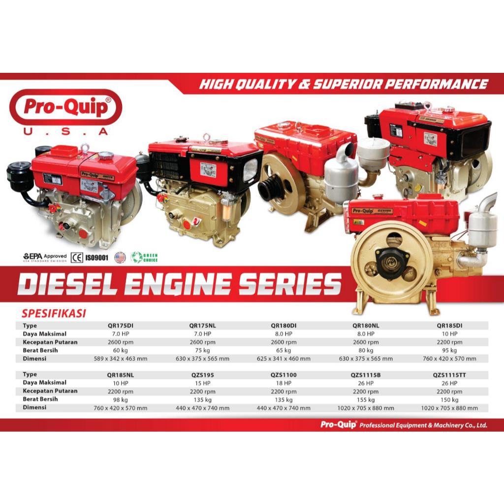 Mesin Diesel 18 HP ProQuip S1100