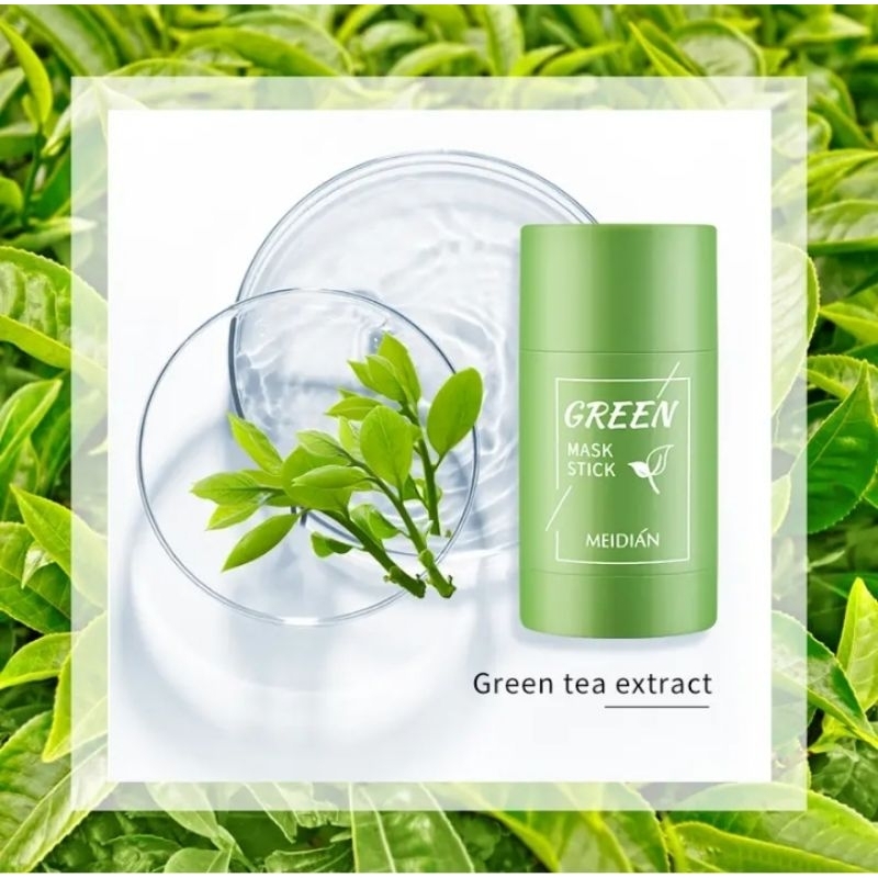 [PROMO] 3 PCS GREEN MASK STICK TEH HIJAU ORIGINAL / MASKER PERAWATAN UNTUK MEMBANTU MENGATASI JERAWA