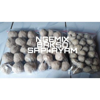 

Bakso Mix Kecil + Sedang + Urat 39 Pcs Gratis bumbu kuah #homemade