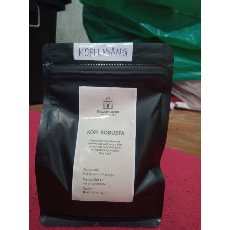 

KOPI LANANG Robusta (KOPI GRENG)