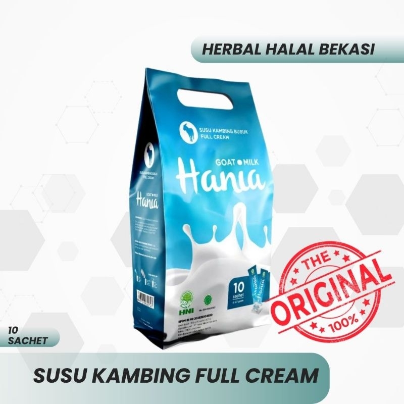 HANIA GOAT MILK HNI Susu kambing hpai susu kambing saneen,sumber protein kaya akan mineral,Bagus unt