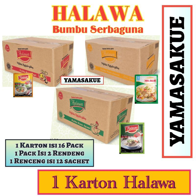 

Halawa Bumbu Serbaguna Per Karton (16 Pack)