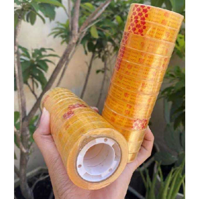 

SATU SLOP ( 12 PCS ) Selotip Solatip Isolasi Bening Kecil Tebal Nachi 12mm x 25m