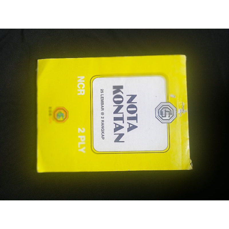 

nota kontan ukuran besar