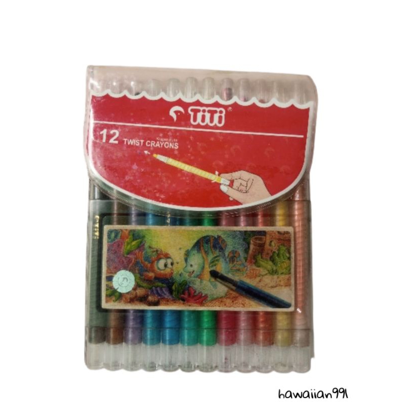 

Crayon TiTi Lengkap 12 Warna Panjang Twist Crayon Putar (Baca Deskripsi)