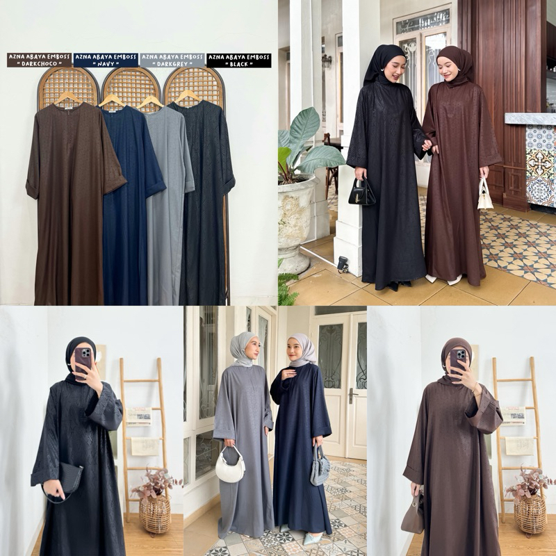AZNA ABAYA | DRESS BORDIR | DRESS ABAYA