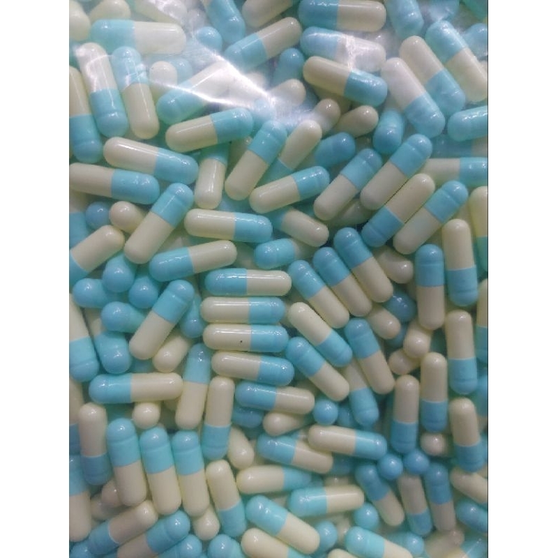 cangkang kapsul kosong uk 2, 250mg, 1.000pcs, blue ivory