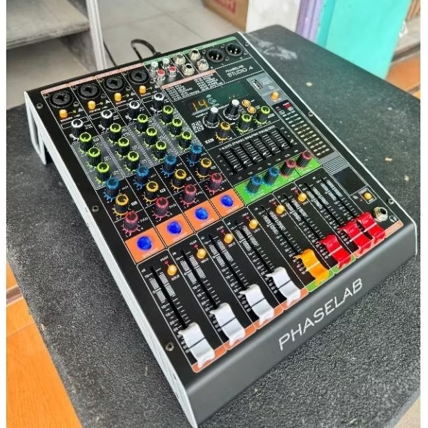 MIXER PHASELAB AUDIO 4 CHANNEL mixer 4 channel phaselab audio 4 Soundcard, bt, effect dsp, equalizer