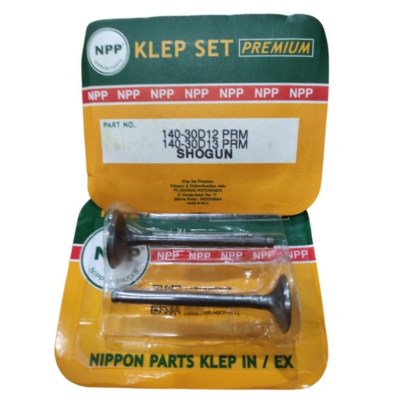 [NPP] Klep Set Premium Suzuki SHOGUN 110, SMASH
