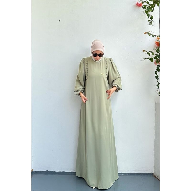 Gamis Dress Marbella Silk Premium, gamis premium, gamis marbella cantik, Gamis marbella Murah, Kuali