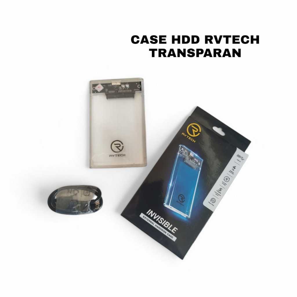 CASE HDD RVTECH TRANSPARANT