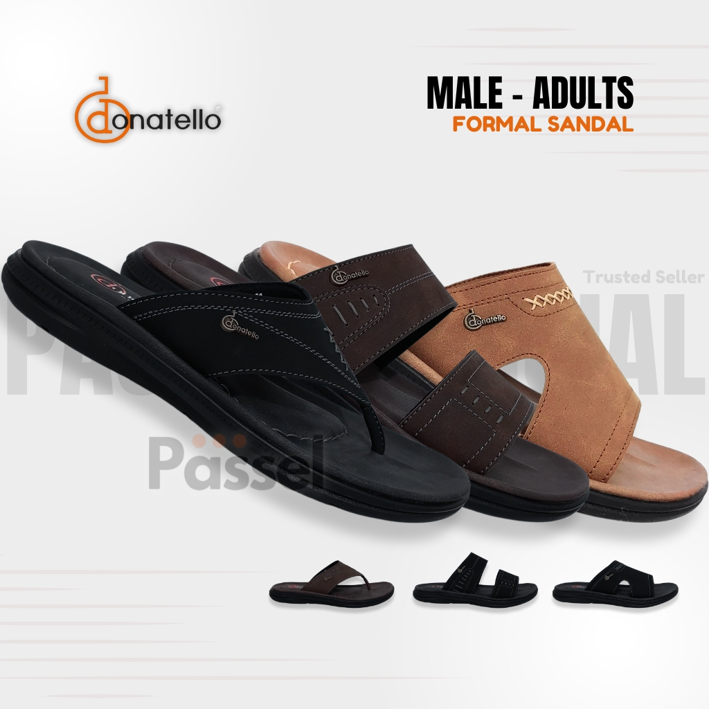 Passel x Donatello Sz. 39-43 Sandal Slip On / Sandal Jepit Pria Kasual | DM81061 / DM81062 / DM81063