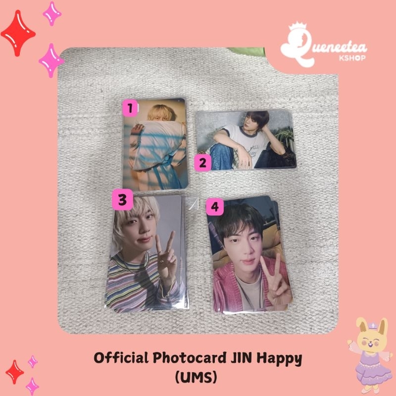OFFICIAL PHOTOCARD JIN HAPPY (UMS)