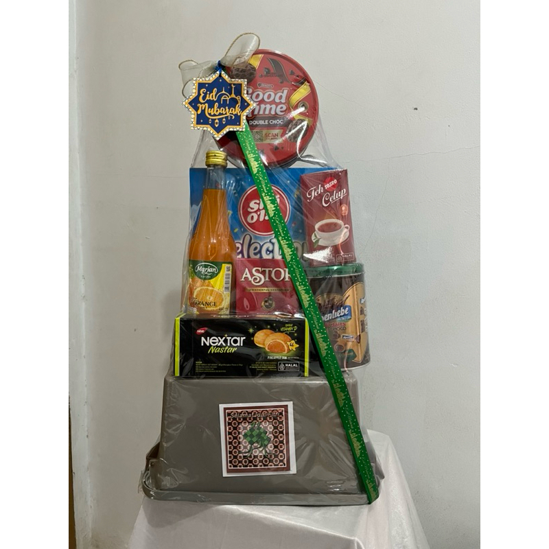

Parcel Lebaran Zahra, Kemasan aman, Siap Kirim ke Seluruh Provinsi Cocok untuk bingkisan Lebaran