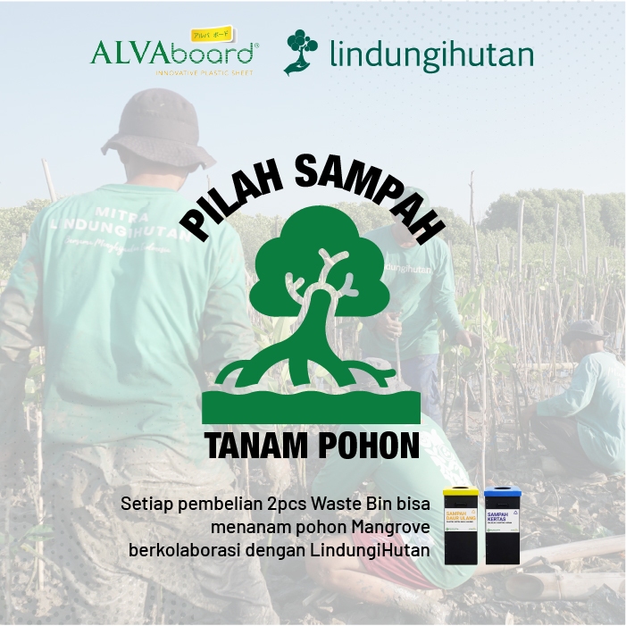 ALVAboard X LindungiHutan, Pembelian ALVAboard Eco Bin = Ikut Tanam Pohon Mangrove