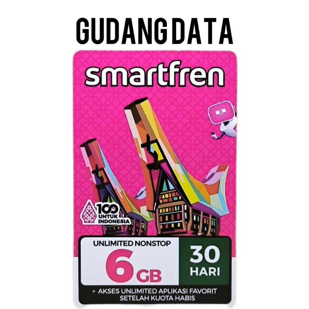 Voucher SmartFren Unlimited Nonstop 6GB + 15GB