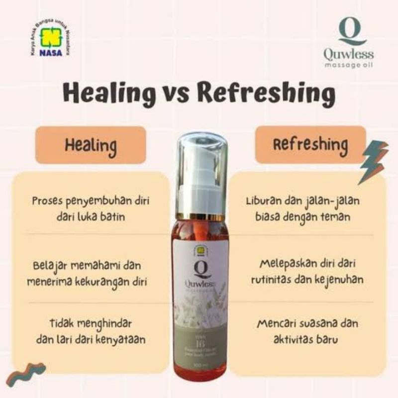Quwless Massage Oil 100mlQULMIGO NASA MINYAK PIJAT