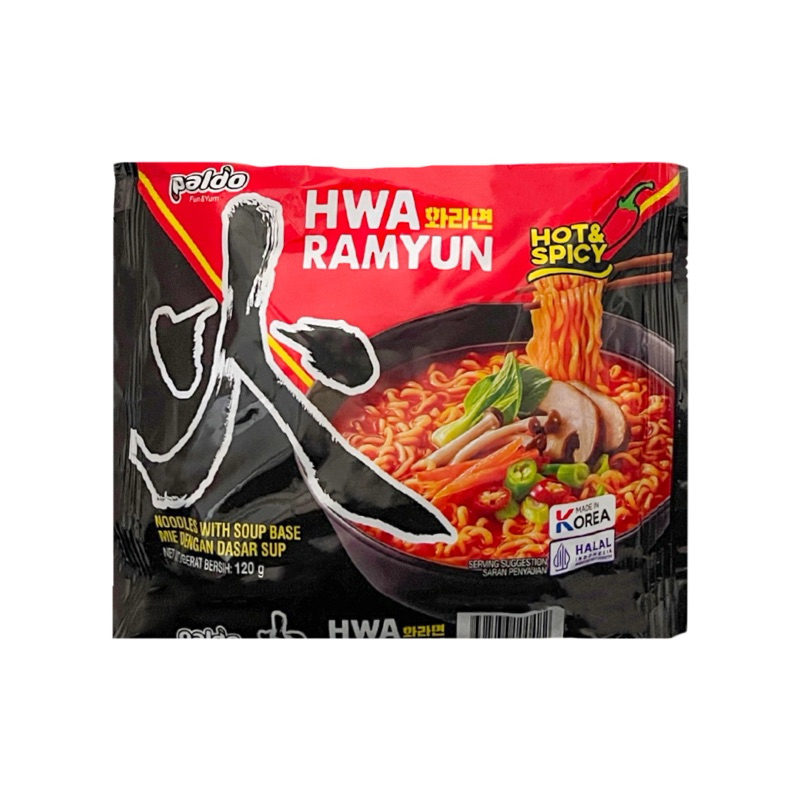 

BUY 1 GET 1 FREE PADLO HWA RAMYUN HOT SPICY RAMEN MIE INSTANT NOODLE KOREA