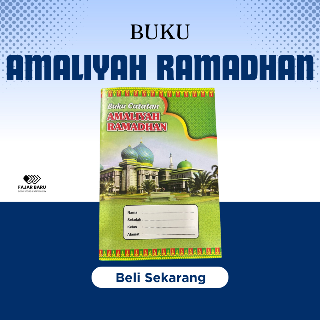 

[ PCS ] BUKU AGENDA RAMADHAN / BUKU AMALIYAH / BUKU CATATAN RAMADHAN