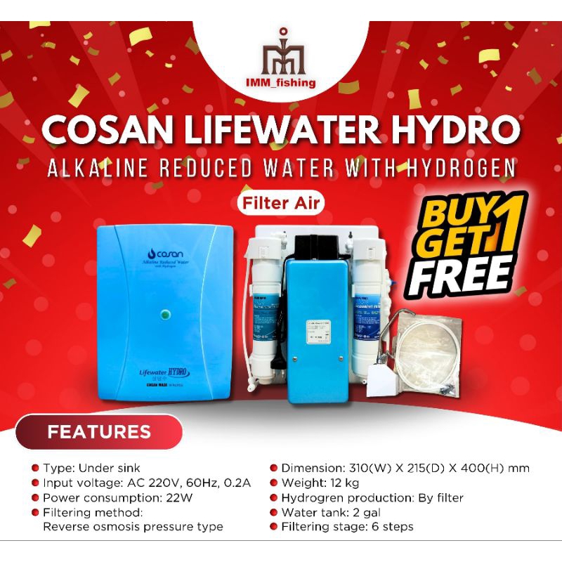 LIFEWATER HYDRO COSAN (FILTERAIR)