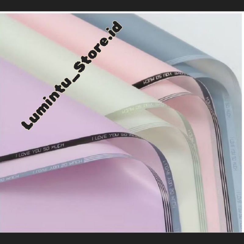 

Cellophane List Frame Kertas Bungkus Bunga I Love You So Much FREE PACKING Kertas Buket Les I Love You So Much Bungkus Bunga Flower Wrap Paper List Love You So Much