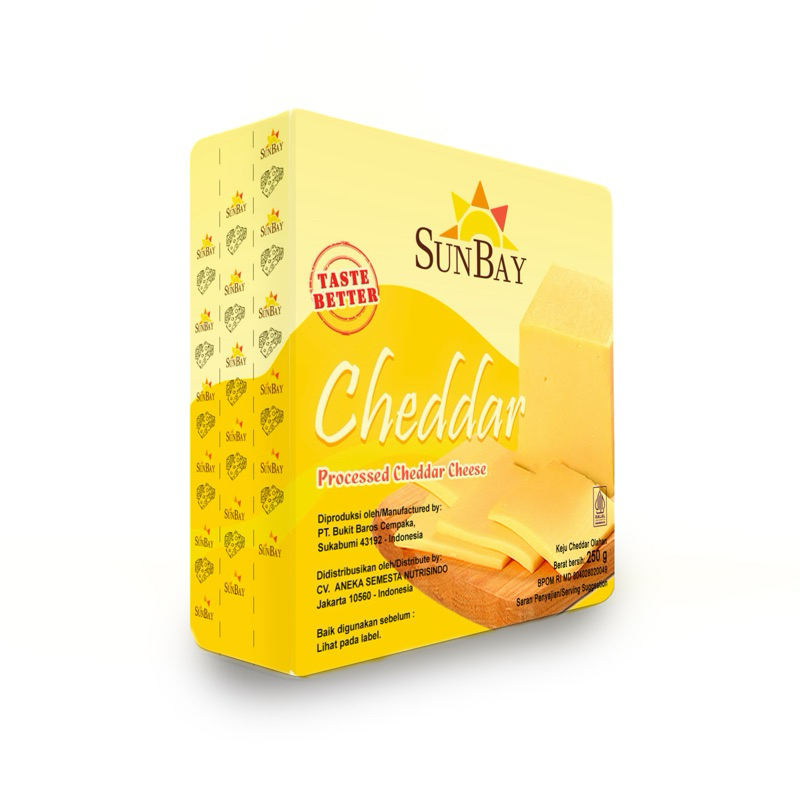 

Sunbay Cheese Cheddar 250gr