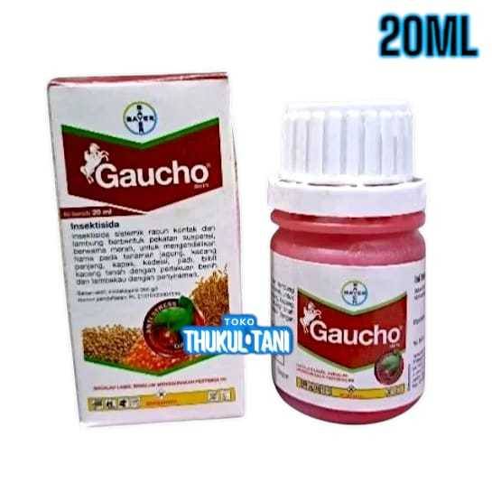 GAUCHO 20ML 350FS OBAT INSEKTISIDA IMIDAKLOPRID BAYER RACUN SISTEMIK PEMBASMI KUTU THRIP ULAT WERENG