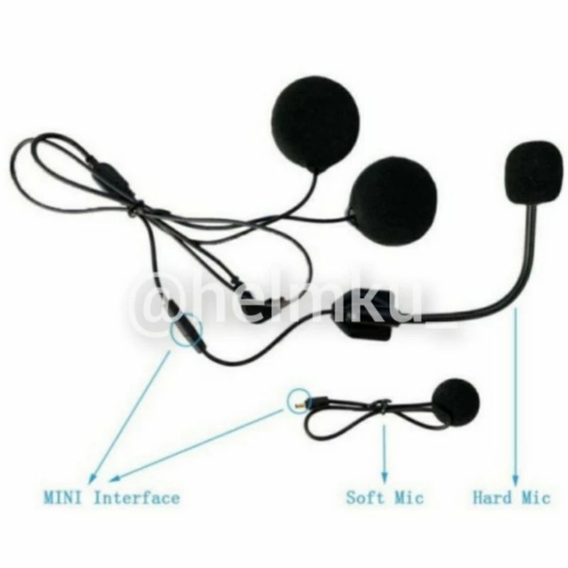 Speaker Mic Intercom Gearelec GX8