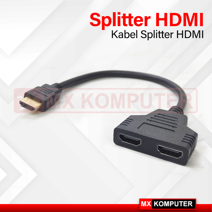 Kabel HDMI Splitter 2 Port HDMI Cabang