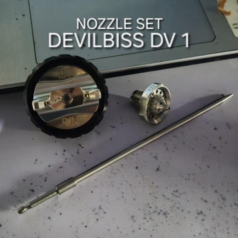 Nozzle Kit Set Devilbiss DV1 Cap Needle