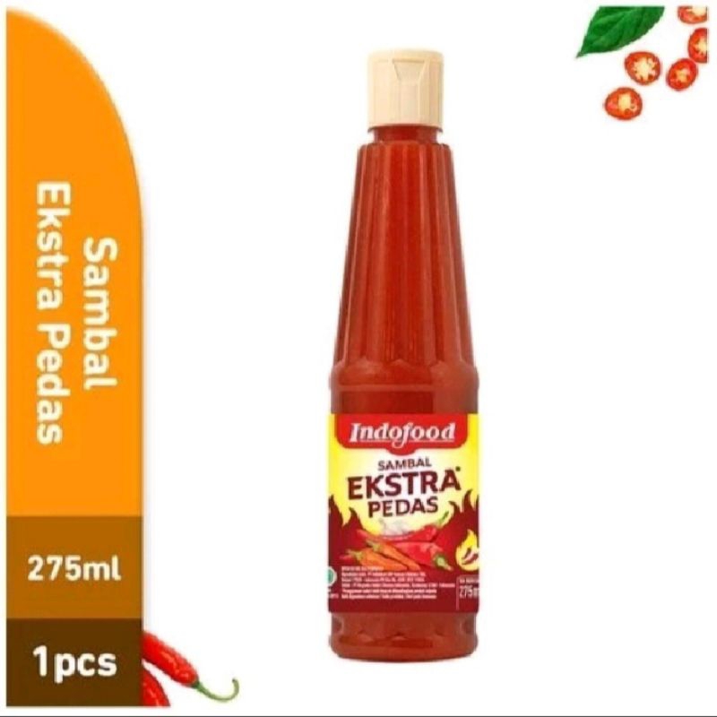 

Indofood saos ekstra pedas 275ml