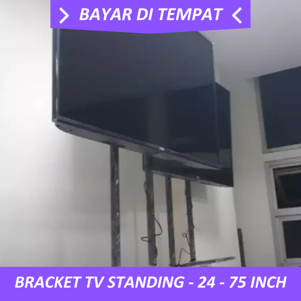 Bracket TV Standing - 40 Inch - 43 Inch - 55 Inch – Kokoh, Stabil & Mudah Dipindahkan Standing Brack