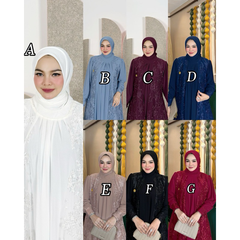 ZIRA SET / Gamis Zira Set by HI / bisa COD