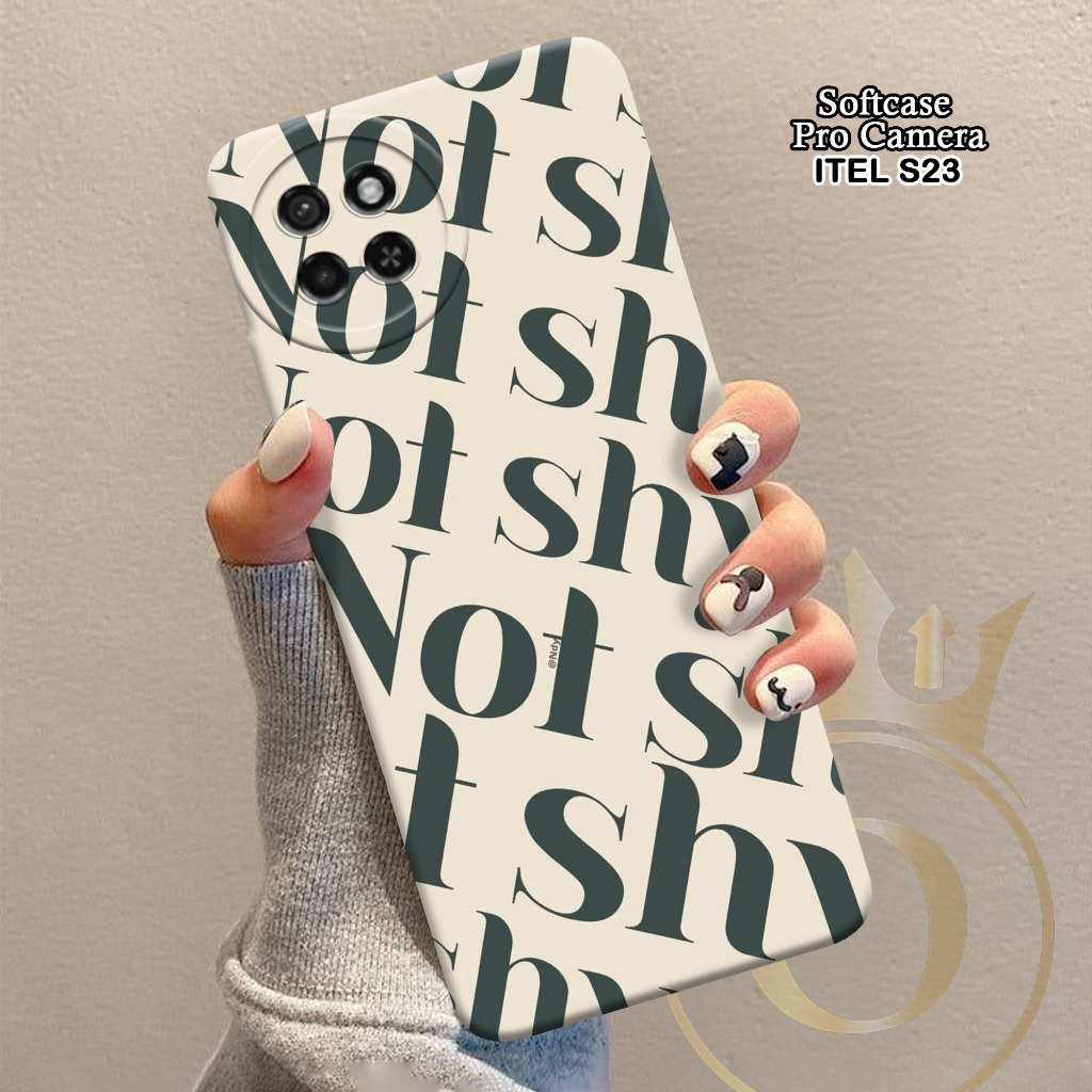 Softcase ITEL S23 - ORORA - Casing ITEL S23  - Motif case Abstrak - ITEL - Softcase ITEL S23  Pelind