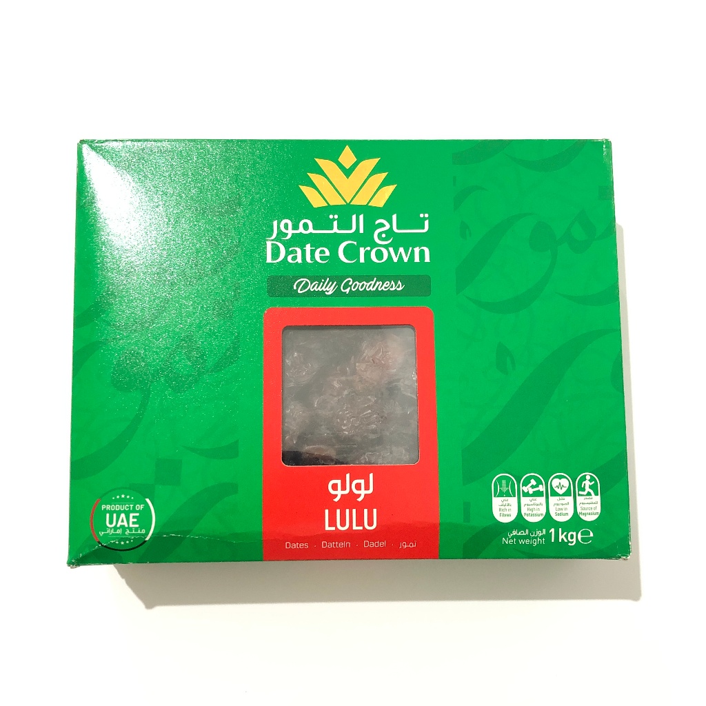 

Kurma Lulu Dates Crown Korma Khenaizi Original Madinah Premium 1kg 500g