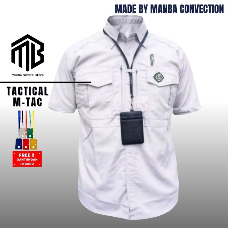 BAJU KEMEJA TACTICAL M-TAC LENGAN PENDEK / ATASAN TACTICAL  LENGAN PENDEK