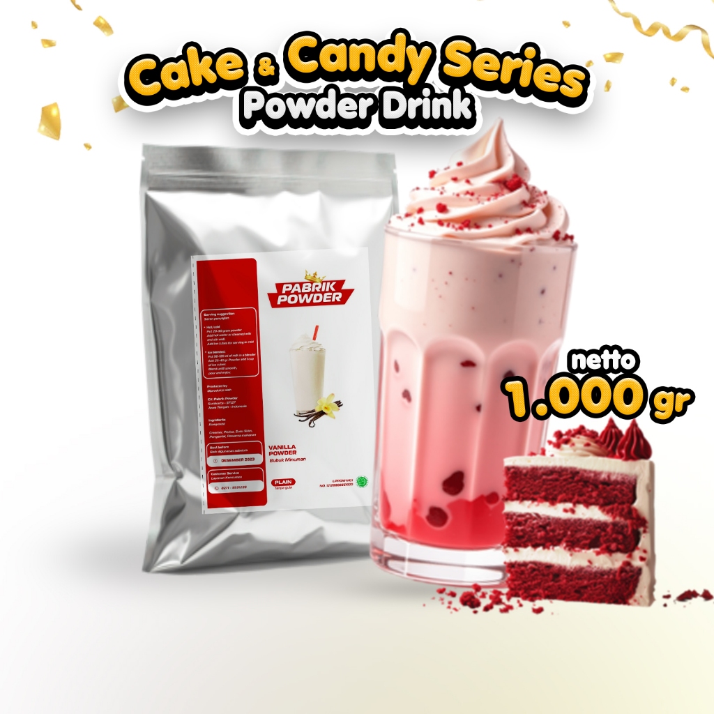 

Powder Permen Dan Kue 1000 Gram Bubuk Minuman, Powder Drink Cake And Candy Series