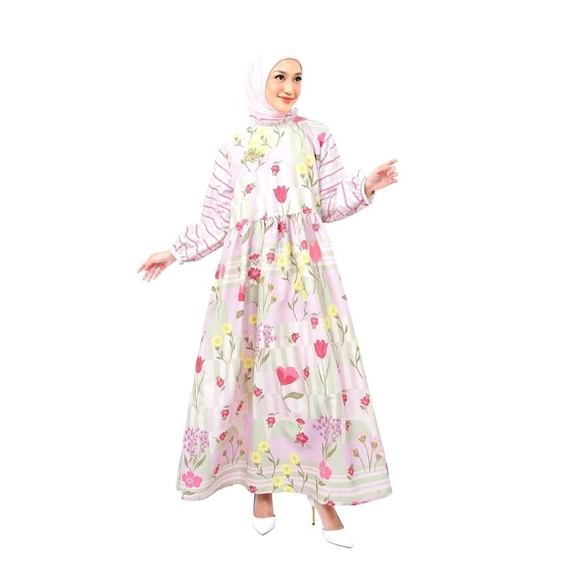 Nada Puspita - Calla Dress - Pink - M  { NEW }