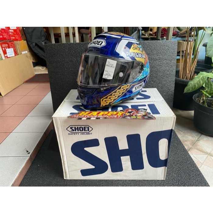 HELM FULL FACE SHOEI X14 (X-FOURTEEN) MARQUEZ MOTEGI3