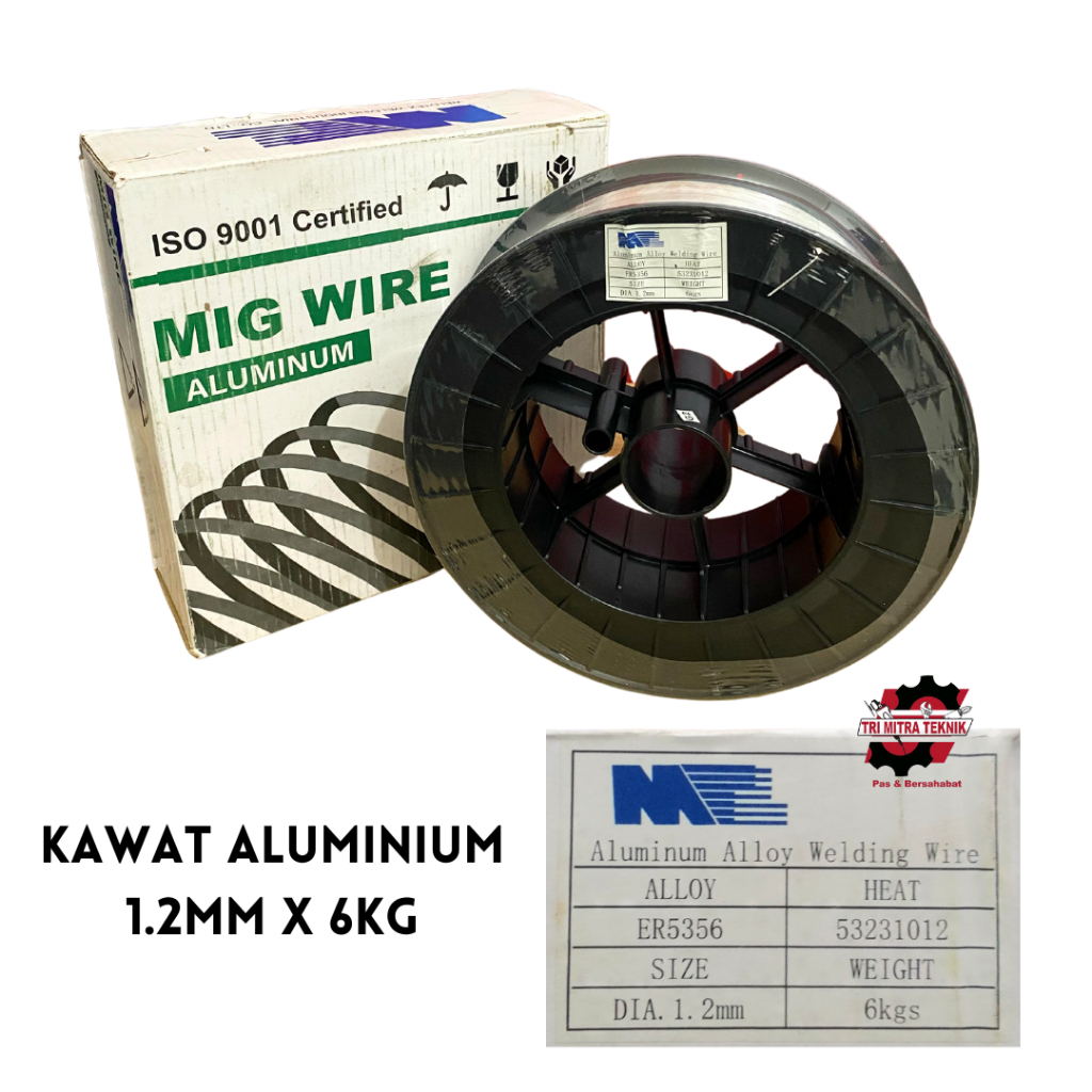 Kawat Las Mig Wire Argon Alumunium 1,2mm x 6kg Alloy Welding Wire ER5356 Alloy