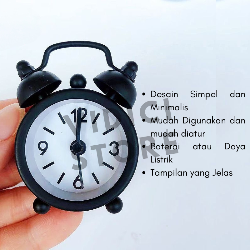 PROMO Jam Alarm Beker Mini / Jam Alarm Mini / Jam Mini / Jam Meja Mini