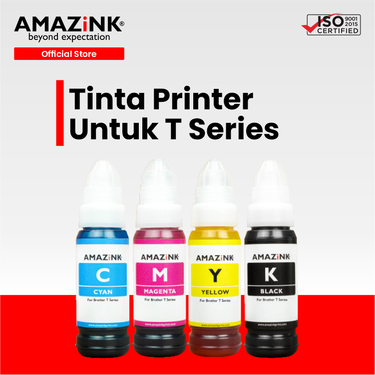 Amazink Tinta Printer untuk Brother Series DCP-T220, DCP-T310, DCP-T510W, DCP-T420W, DCP-T520W, DCP-
