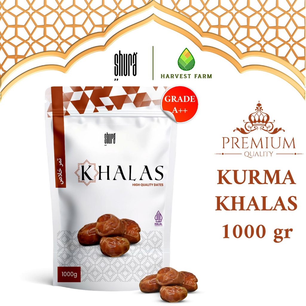 

Shura Kurma Khalas 1 kg Premium Asli 100% Original