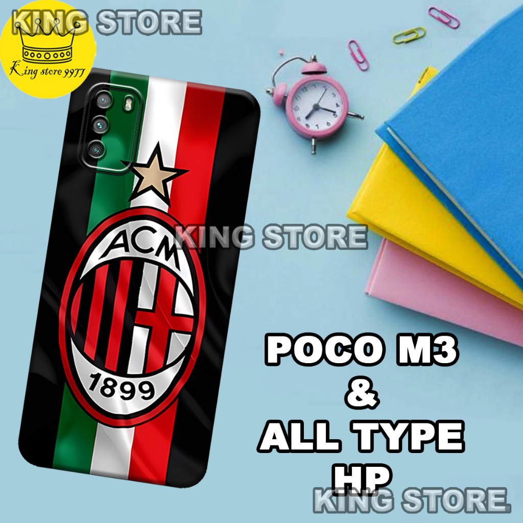 (KS19)  Softcase karet untuk POCO M3 2024 Motif gambar Motif Cowok/casing  POCO M3 terbaru/kesing hp