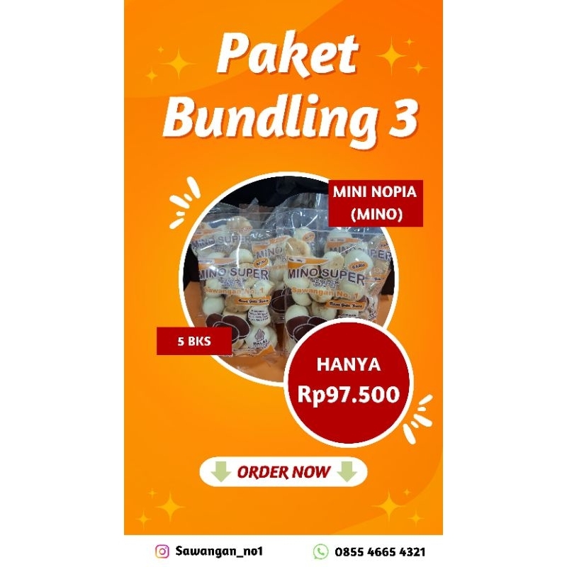 

PAKET HEMAT Mini Nopia 300gr