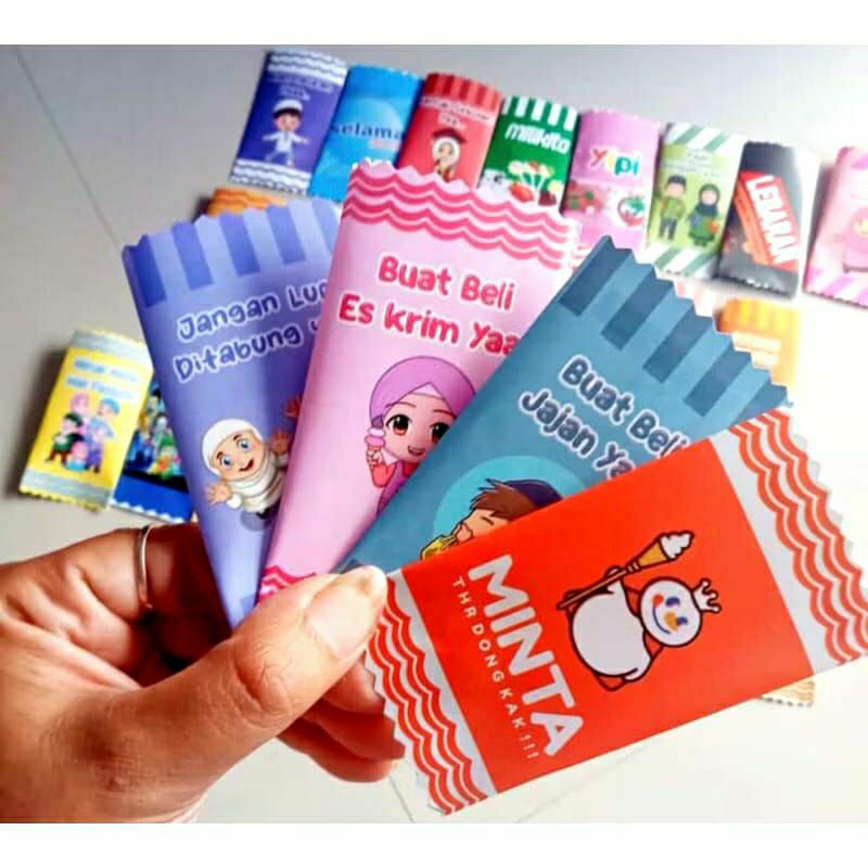 

Angpau Bentuk Permen THR Lebaran Idulfitri 10pcs