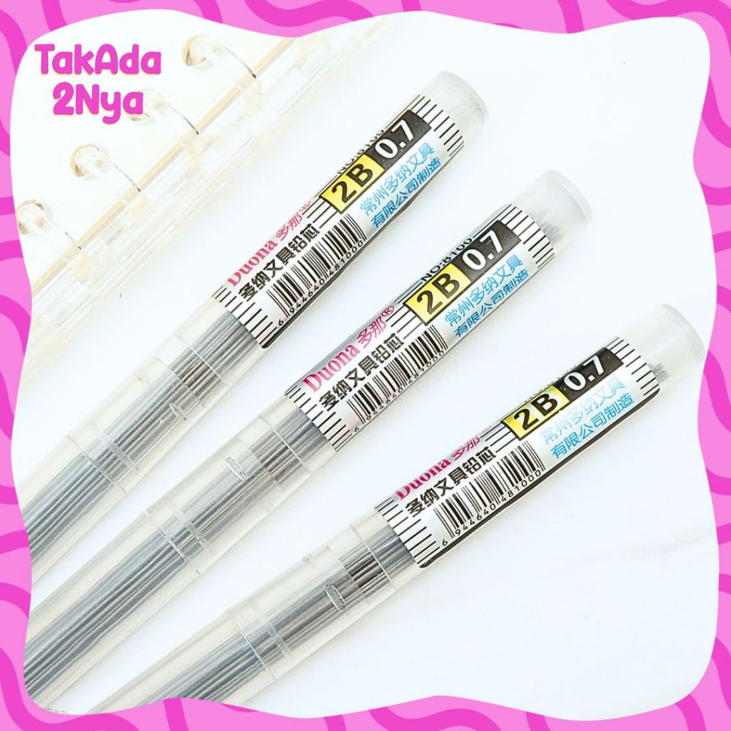 

Pensil Refill Duona NO. 8100 Mekanik 2B 0,7mm Isi Ulang Pencil Mekanik
