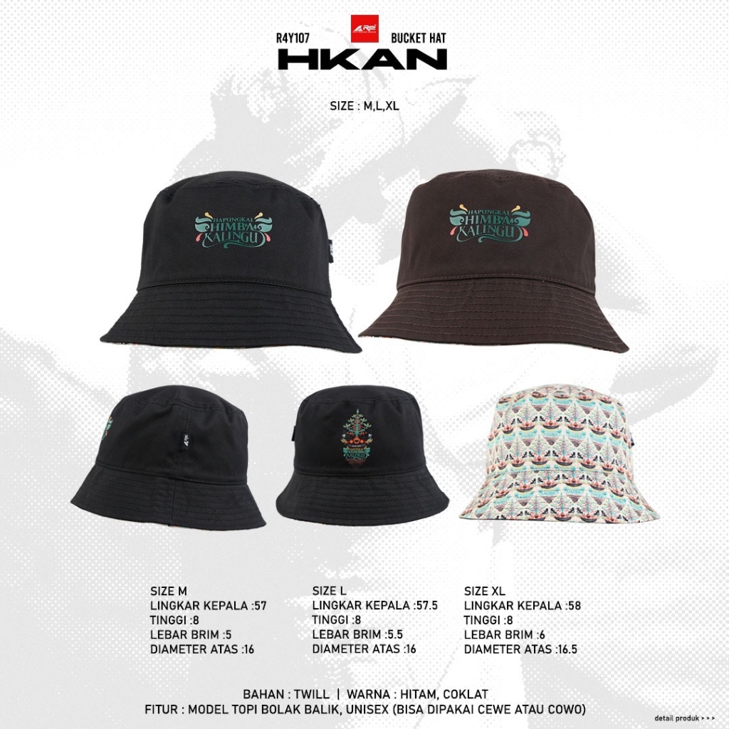 Topi Spesial HKAN Bucket Arei Outdoorgear